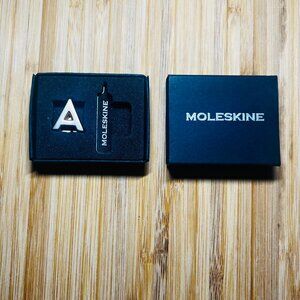 New Moleskine Gold Tone Pin - Letter A - for the legendary notebook